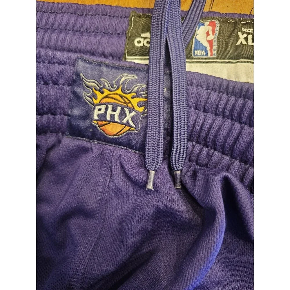 Adidas‎ Authentic Phoenix Suns NBA Basketball Team Swingman Purple Shorts Sz Xl